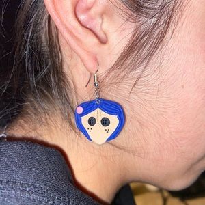 Coraline clay earrings